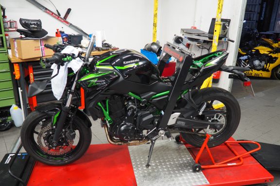 Rahmenvermessung Z 650 Kawasaki Z 650